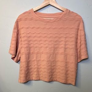 Madewell Peach Short Sleeve Tee